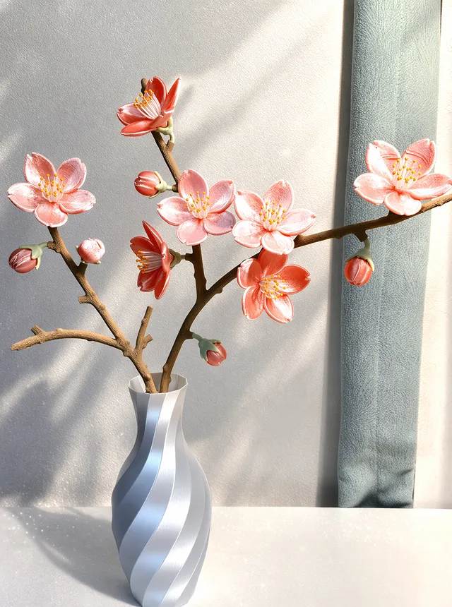 Vase with Blossoms