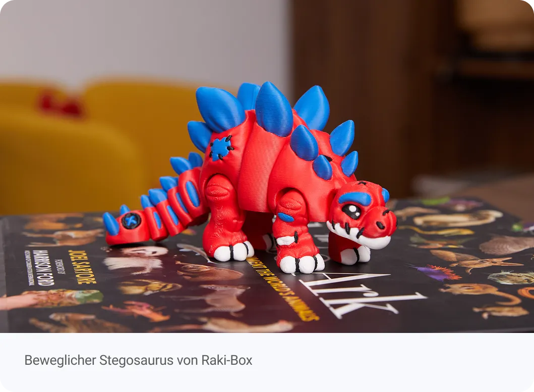 Beweglicher Stegosaurus von Raki-Box