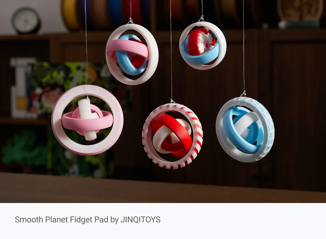 Smooth Planet Fidget Pad by JINQITOYS